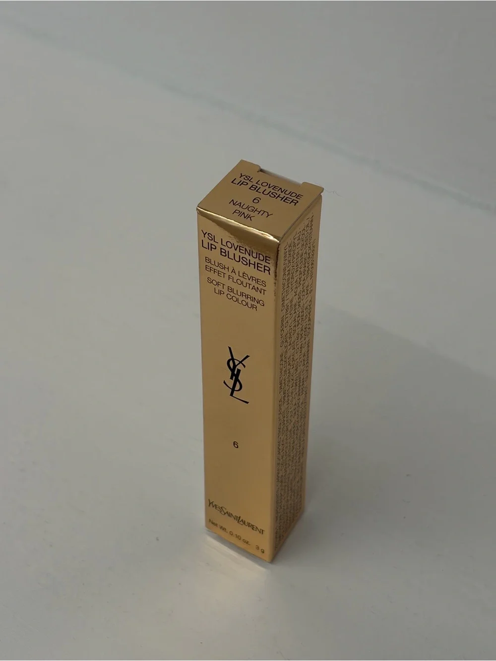 YSL Lovenude Lip Blusher Soft Blurring Color in Naughty Pink (6) - Brand New!